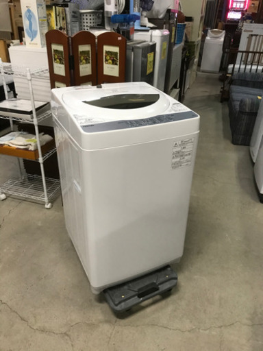 2018年製 中古美品！東芝 全自動電気洗濯機 AW-5G6 5.0kg洗い