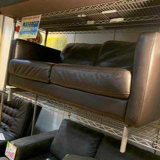 2/15 値下げ! IDC大塚家具 2人掛けソファ 本革 L/S comfort 19 レザー