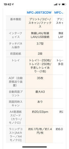 brother プリンター A3インクジェット複合機(FAX付)