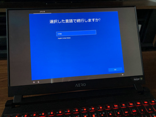 ゲーミングノート GIGABYTE AERO 15 4K有機EL i7 RTX2070 16GB 512GB +500GB