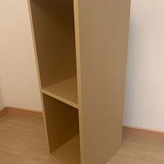カラーボックス二段　無印良品の画像