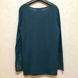 r・p・s  アールピーエス カットソー クリスタル付 ネイビー Mの画像