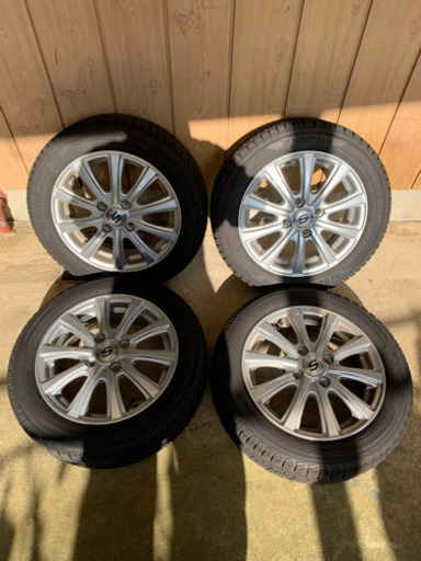 155/65R14 スタッドレスタイヤ アルミホイール セット 4本