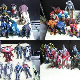 ウルトラマン怪獣ソフビ150体以上＋ウルトラマン玩具　１２万円で買ってくれませんか？の画像