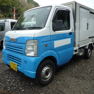 軽バン軽トラ専門店在庫50台　冷凍冷蔵車　キャリィトラック　平成21年　車検長く令和3年8月　25万円　諸費用込298,000円の画像