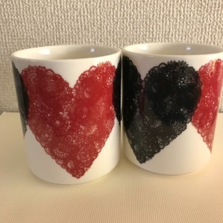 新品ペアカップFrancfrancの画像