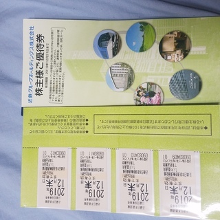 近鉄無料優待乗車券の画像