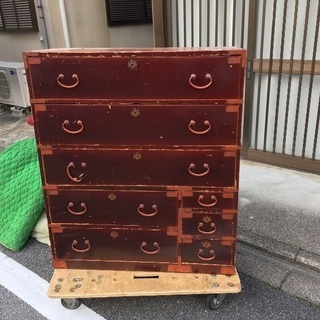 💕【無料】昭和 レトロ アンティーク タンス