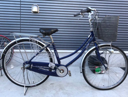 12／14 予定者決定しました。★中古★ 動作良好！ ママチャリ 26ｲﾝﾁ　青