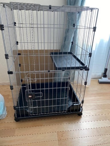 猫用2段ケージ　ペティオ