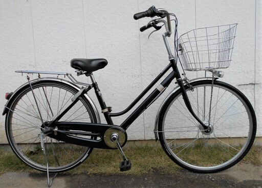 通勤通学用Tawn bicycle26インチ内装3段LEDオートライトブラック