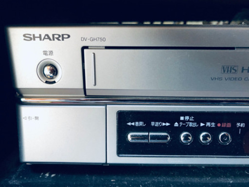 【傷なし美品 本日限定】SHARP  VHS Video Recorder / DVD CD VIDEO CD player