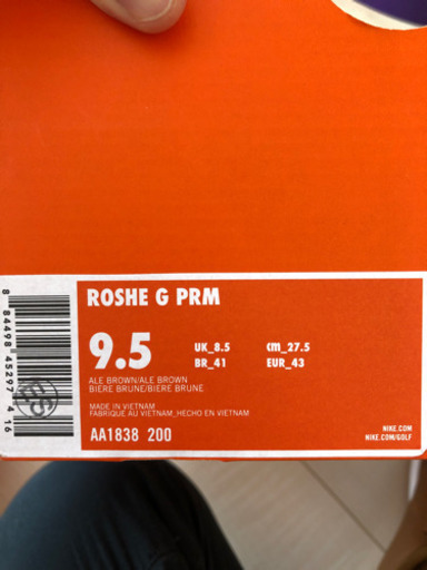 [新品] NIKE ゴルフシューズ　Roshe G PRM サイズ27.5センチ