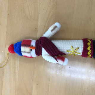 美品スノーマン☆クリスマスオーナメント2点セットの画像