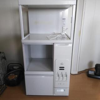 レンジ、炊飯器台、米びつ一体型の画像