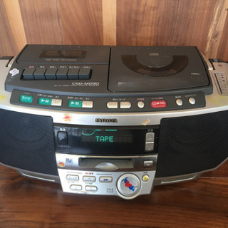 ジャンク品ラジカセ