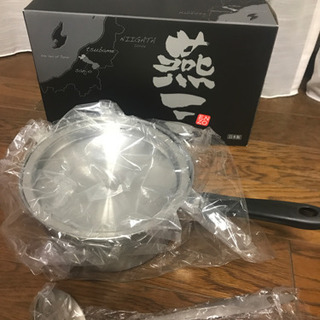 新品/燕三 片手鍋 お玉付き