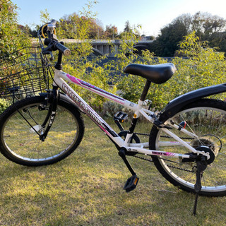 自転車　22インチ　男の子用　6段変速