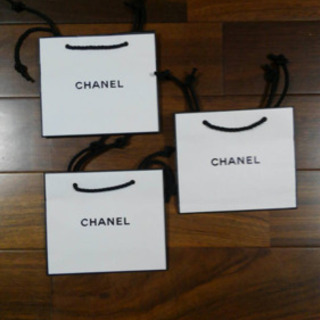 CHANEL 紙袋 小×3