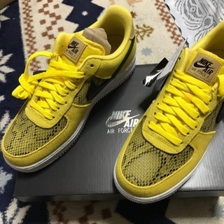 希少！新品！NIKE AF1 PRM スネークスキン 27cm