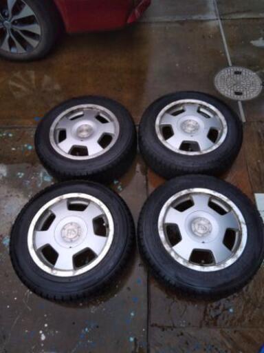 スタッドレス　175/65R14　ダンロップ　デジタイヤ　社外14インチアルミホイール　14×6J+38　100×4穴/114.3×4穴