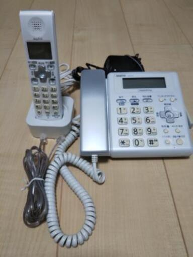 コードレス留守番電話(サンヨー)子機1台付き