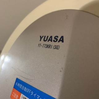 YUASA タワー扇風機の画像