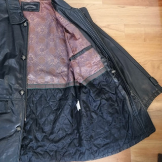 URBAN EXPRESS☆レザージャケット☆羊革☆ラムレザー☆メンズ☆ブラック☆Lサイズの画像