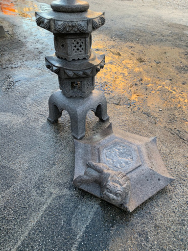 灯籠　とうろう　早い人優先。洗浄しました！