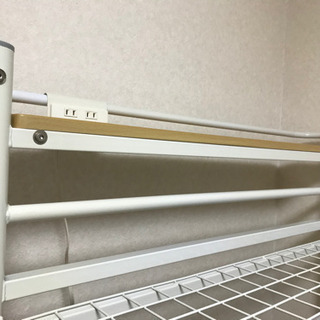 宮棚、コンセント付きロフトベッド