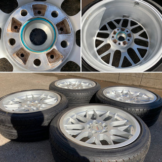 BBSホイール＆ファイヤーストーンタイヤ　4本セット　中古 4本セット BBS・アルミホイール&frasl;FIRESTONE・タイヤ