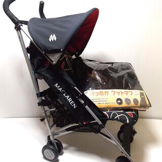 ●○ 送料無料！ (MACLAREN）ベビーバギー/フットマフ付...