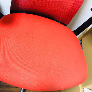 値下げ✨高級オフィスチェア  赤の画像