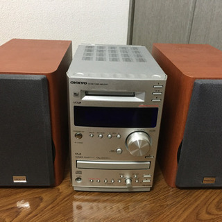 ONKYO CD/MDコンポ&スピーカー