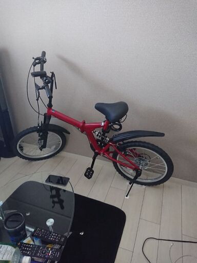 期間値下げ【新品未使用】室内保管 オシャレな20インチMTBタイプ折り畳み自転車