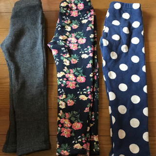 しまむらキッズレギンス 100サイズ 裏起毛