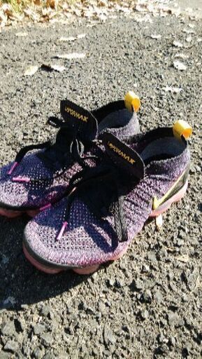 Nike vapormax  24.5cm　黒×ピンク