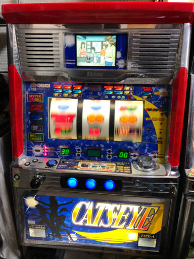 商談中　パチスロ実機　サミーキャッツアイ　4号機