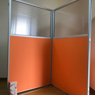 美品希少❗️頑丈なパーティション5枚セット❗️?オレンジ?