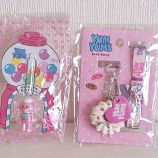 新品✨『YAM YAMS』スウィングキーチェーン&ネックストラップ　値下げの画像