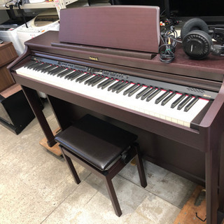 Roland ローランド 電子ピアノ hp205 椅子 ヘッドホ...