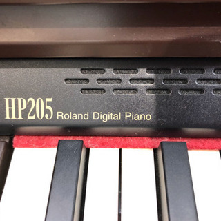 Roland ローランド 電子ピアノ hp205 椅子 ヘッドホン付 ピアノの画像