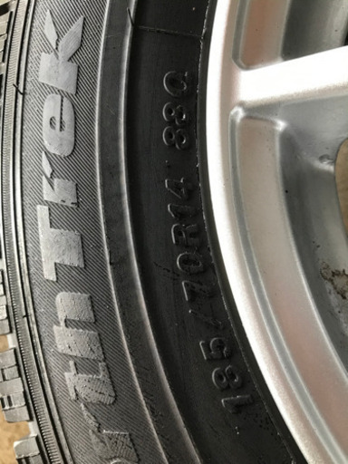 185/70R14 スタッドレス ホイール 4本 セット