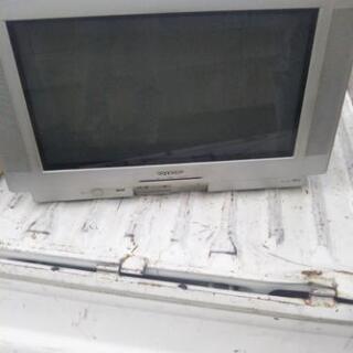 差し上げます。+謝礼！ジャンクブラウン管テレビ28型フラット