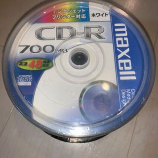 maxell  CD-R 50枚　スピンドルケース　未開封1ケース