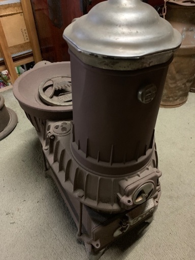 コークスストーブ　メンテナンス・全塗装済み　現状品