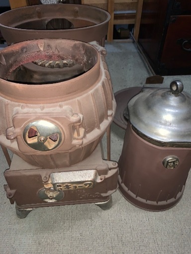 コークスストーブ　メンテナンス・全塗装済み　現状品