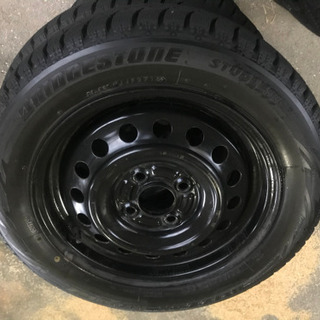 ブリザックREVO GZ 155/65R14 スタッドレススチールホイルセット