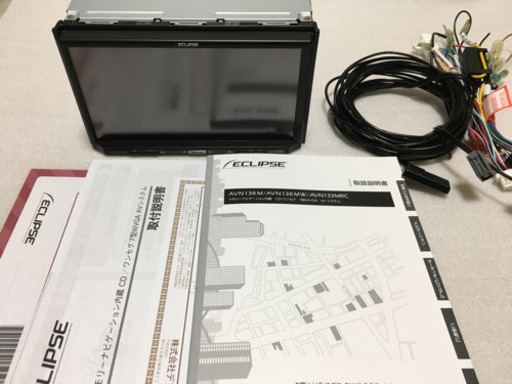 イクリプス AVN138M メモリーナビ　地図データ2017年秋版　新品同様　CD.ワンセグTV.USB 【商談中】