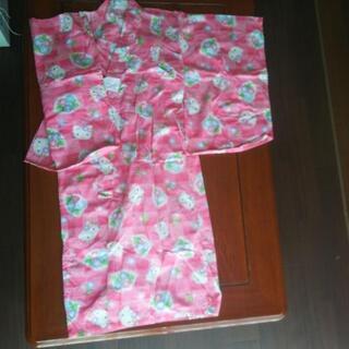 ⭐️最終お値下げしました❗️浴衣　キティちゃん　サイズ120cm